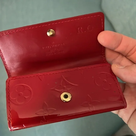 Louis Vuitton Red Vernis Key Holder, EUC - Picture 8 of 11